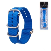 Ремешок для часов "Соломон", 22 мм, l-27 см, синий Ремешок для часов "Соломон", 22 мм, l-27 см, синий
