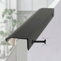 Ручка торцевая CAPPIO RT002BL, L=1000 мм, м/о 960 мм, цвет черный Ручка торцевая CAPPIO RT002BL, L=1000 мм, м/о 960 мм, цвет черный