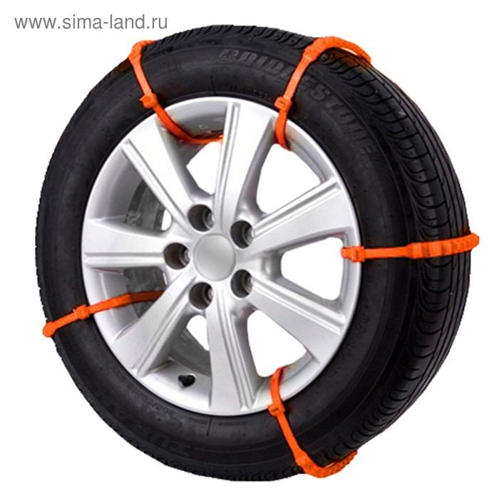 Противобуксовочные хомуты, усиленные, R13-R18, 2&times;91 см, набор 10 шт