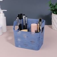 Органайзер для хранения &laquo;WAVE&raquo;, с ручками, 1 секция, 13 &times; 9 &times; 11,5 см, цвет МИКС