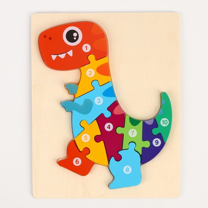 Рамка-вкладыш &laquo;Дракоша&raquo;, 10 элементов, 22 &times; 18 &times; 0,9 см