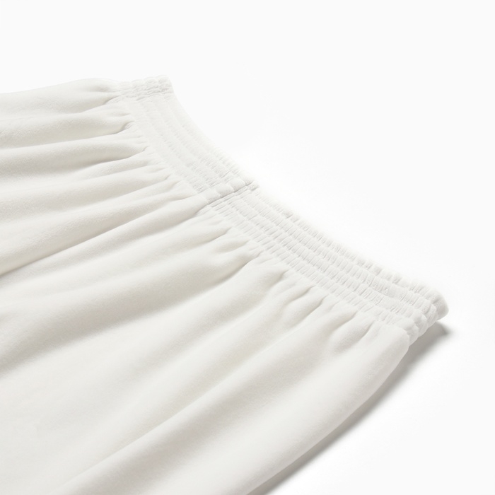 Костюм детский (футболка, шорты) KAFTAN Plushy р.36 (134-140), белый