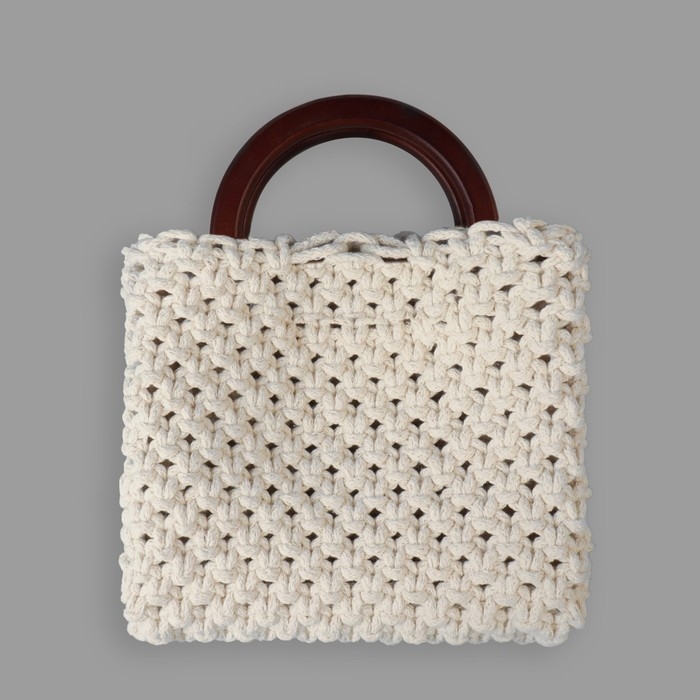 Ручки для сумки деревянные, 12 &times; 8,5 см, 2 шт, цвет тёмно-коричневый