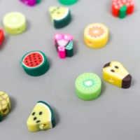 Бусины для творчества PVC "Фруктики" МИКС набор 20 шт 1х1х1 см Бусины для творчества PVC "Фруктики" МИКС набор 20 шт 1х1х1 см