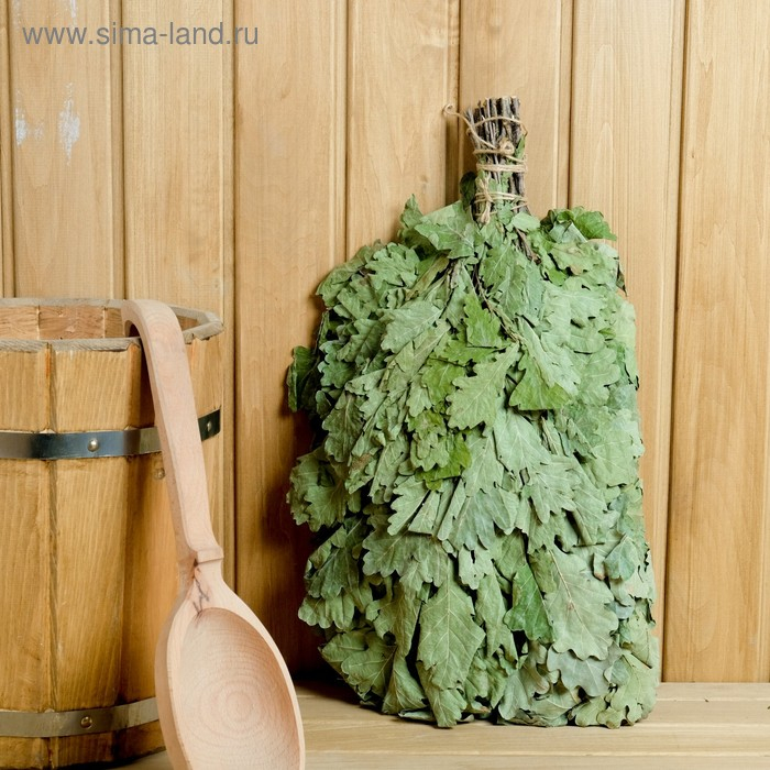 Набор веников для бани, 2 шт (дубовый и эвкалипт) в индивидуальной упаковке Набор веников для бани, 2 шт (дубовый и эвкалипт) в индивидуальной упаковке