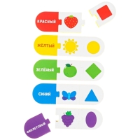 Мягкий пазл для малышей &laquo;Веселая логика&raquo;, 5 пазлов, виды МИКС, Крошка Я