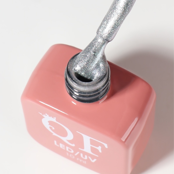 Гель лак для ногтей &laquo;CAT`S EYE PEARL&raquo;, 3-х фазный, 10 мл, LED/UV, цвет серебристый (59)