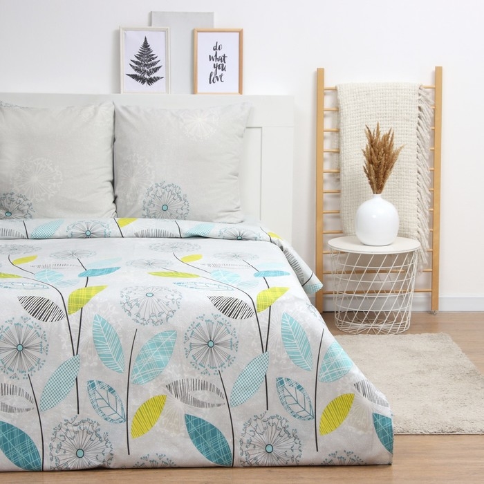 Постельное бельё LoveLife 1,5 сп Постельное бельё LoveLife 1,5 сп "Одуванчики" 153х215см,145х220см,70х70см-2шт, хлопок, бязь, 125г/м2