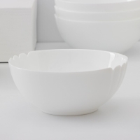 Набор салатников Luminarc Lotusia, d=18 см, стеклокерамика, 6 шт, цвет белый