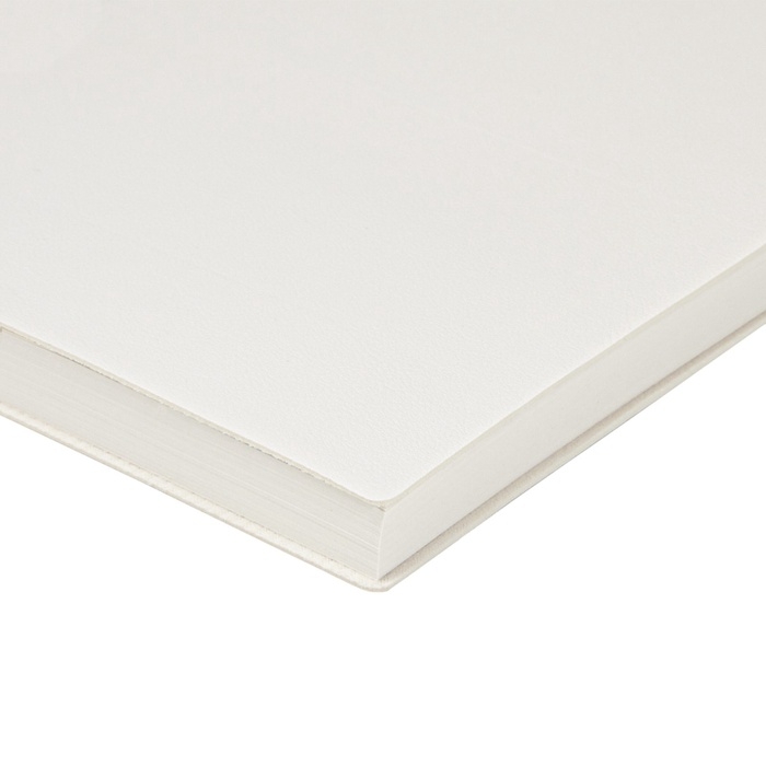 Ежедневник недатированный А5, 128 листов GRAND, интегральная обложка из искусственной кожи, ляссе, кремовый блок 70 г/м2, белый