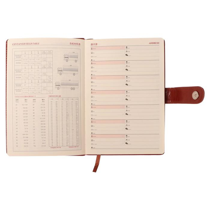 Органайзер А5, 100 листов в линейку, обложка ПВХ с хлястиком, коричневый Органайзер А5, 100 листов в линейку, обложка ПВХ с хлястиком, коричневый