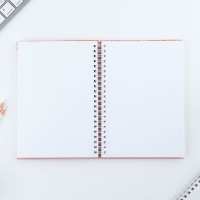 Скетчбук на гребне &laquo;Поверь в мечту&raquo; А5 80 л 100 гр/м