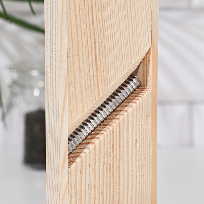 Терка для корейской моркови деревянная Терка для корейской моркови деревянная "ЭКОНОМ" толщина 1,2 см