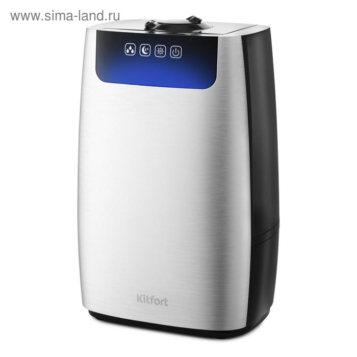 Увлажнитель воздуха Kitfort KT-2803-1, ультразвуковой, 25 Вт, 5 л, 300 мл/ч, серебристый Увлажнитель воздуха Kitfort KT-2803-1, ультразвуковой, 25 Вт, 5 л, 300 мл/ч, серебристый