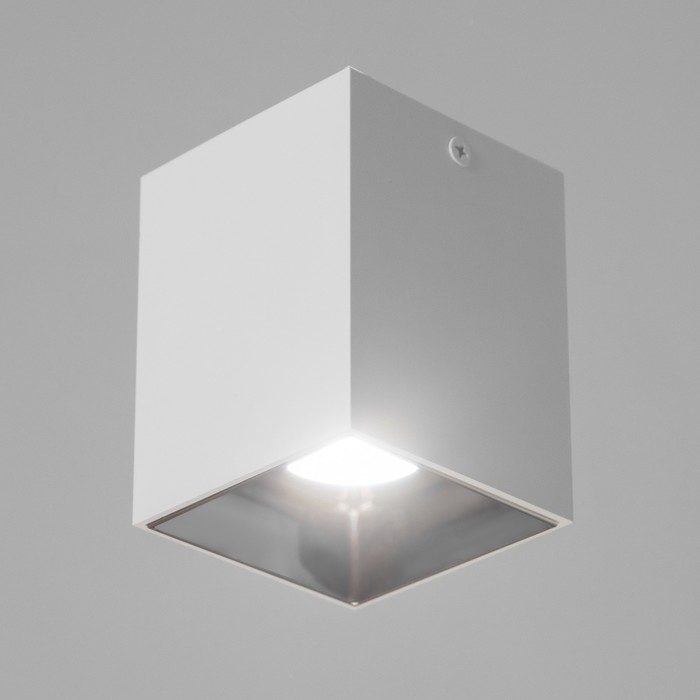 Светильник Светильник "Кубик" LED 4000К 10Вт DIM220 белый кофе 7,5х7,5х9,5см