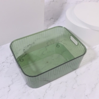 Органайзер для хранения маникюрных/косметических принадлежностей «GREEN», 24,5 × 18 × 8,5 см, цвет полупрозрачный/зелёный Органайзер для хранения маникюрных/косметических принадлежностей «GREEN», 24,5 × 18 × 8,5 см, цвет полупрозрачный/зелёный