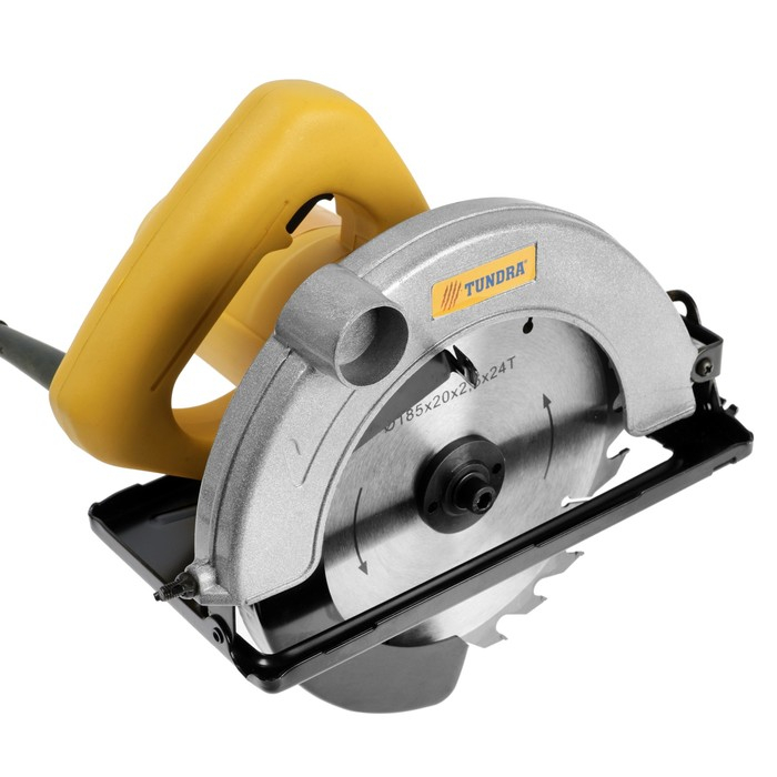 Пила циркулярная ТУНДРА, 1000 Вт, 4500 об/мин, 185 мм Пила циркулярная ТУНДРА, 1000 Вт, 4500 об/мин, 185 мм