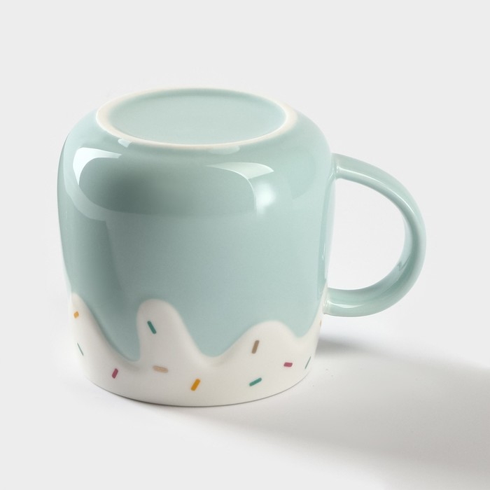 Кружка керамическая &laquo;Нежное мороженое&raquo;, 380 мл, цвет МИКС