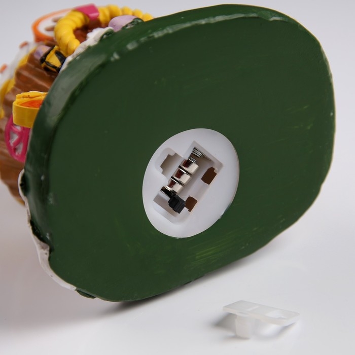 Светодиодная фигура &laquo;Сладкий домик&raquo; 13 &times; 12 &times; 9 см, полистоун, батарейки LR44х2 (в комплекте), свечение тёплое белое