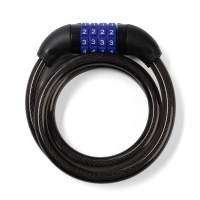 Замок навесной велосипедный LOCKLAND, кодовый, 12х1000 мм Замок навесной велосипедный LOCKLAND, кодовый, 12х1000 мм