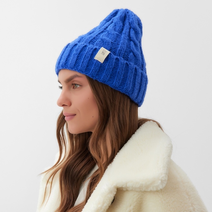 Шапка женская MIST, синий, р. 56