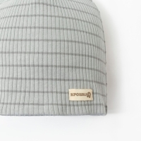 Шапочка Крошка, Я BASIC LINE, р. 48, полоска серая Шапочка Крошка, Я BASIC LINE, р. 48, полоска серая