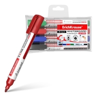 Набор маркеров для досок ErichKrause Liquid LW-600, чернила микс, футляр