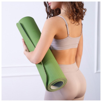 Коврик для йоги Sangh, 183×61×0,6 см, цвет зелёный Коврик для йоги Sangh, 183×61×0,6 см, цвет зелёный