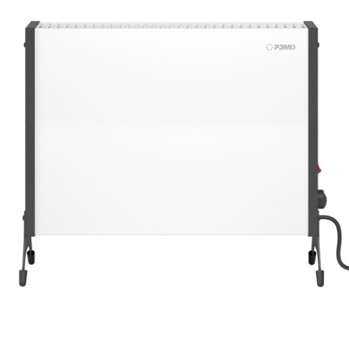 Обогреватель РЭМО СБ-1000.1 ЗЕБРА, конвекторный, напольный, 1000 Вт, 10 м&sup2;, белый