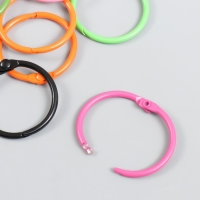 Кольцо для творчества (для фотоальбомов) "Цвет" МИКС внутр. d= 2,5 см внешн. d=3 см набор 8 шт 91494 Кольцо для творчества (для фотоальбомов) "Цвет" МИКС внутр. d= 2,5 см внешн. d=3 см набор 8 шт 91494