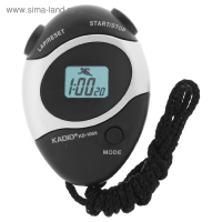 Секундомер Kadio, 8х5,5х2 см, 1 отсечка Секундомер Kadio, 8х5,5х2 см, 1 отсечка