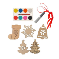 Набор для творчества &laquo;Ёлочные игрушки. Сделай сам&raquo; 5 шт.