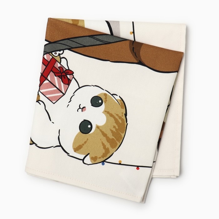 Новый год. Полотенце кухонное: Новый год &laquo;Этель&raquo; Замурчательного года 40х70 см, 100% хл, саржа 190 г/м2