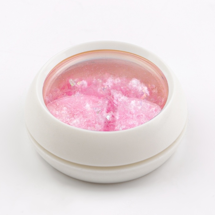 Опаловая пудра для декора ногтей, в баночке, цвет розовый Опаловая пудра для декора ногтей, в баночке, цвет розовый