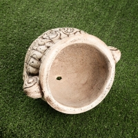 Фигурное кашпо "Камея" лежачее, 21х24см, микс