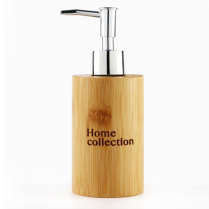 Дозатор для жидкого мыла &laquo;Home collection&raquo; деревянный, 160 мл.
