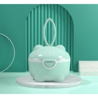 Контейнер для детского питания Мишка 2, 150 мл, цвет бирюзовый Контейнер для детского питания Мишка 2, 150 мл, цвет бирюзовый