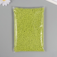 Набор бусин "Жемчуг" d 4 мм, 250 гр, салатовый