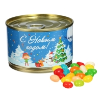 Новый год. Мармеладные бобы "Новогодняя ночь", в консервной банке, 100 г