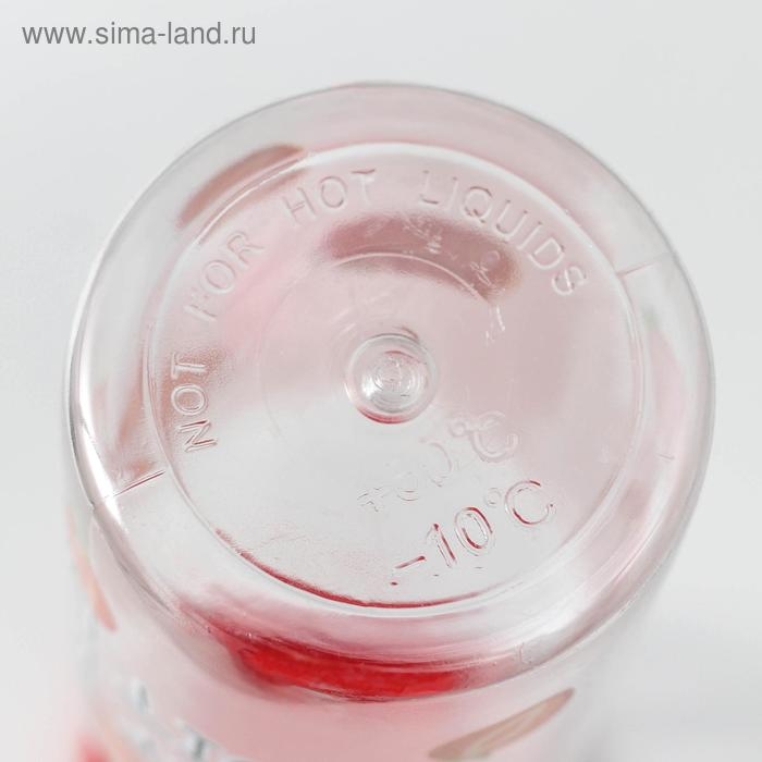 Бутылка &laquo;Цитрусовый бум&raquo;, 450 мл, с трубочкой, цвет МИКС