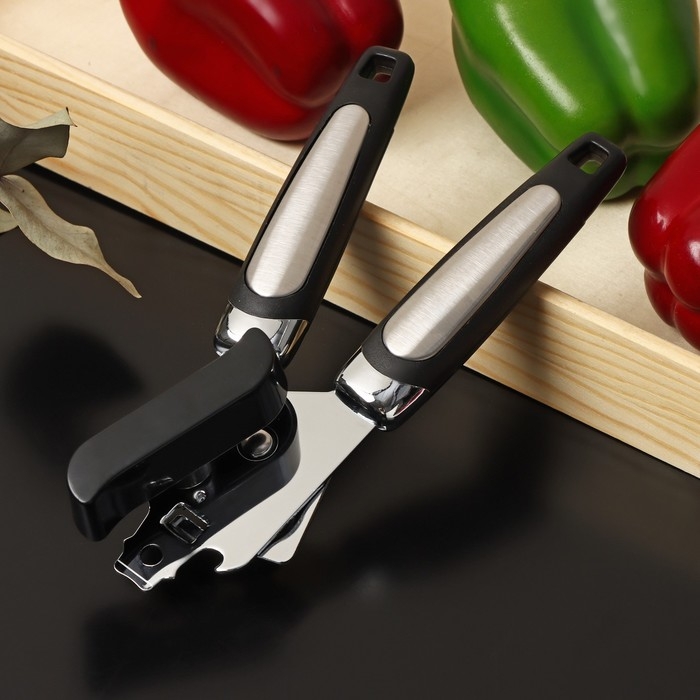 Нож консервный Доляна «Элим», 20 см, цвет чёрный Нож консервный Доляна «Элим», 20 см, цвет чёрный