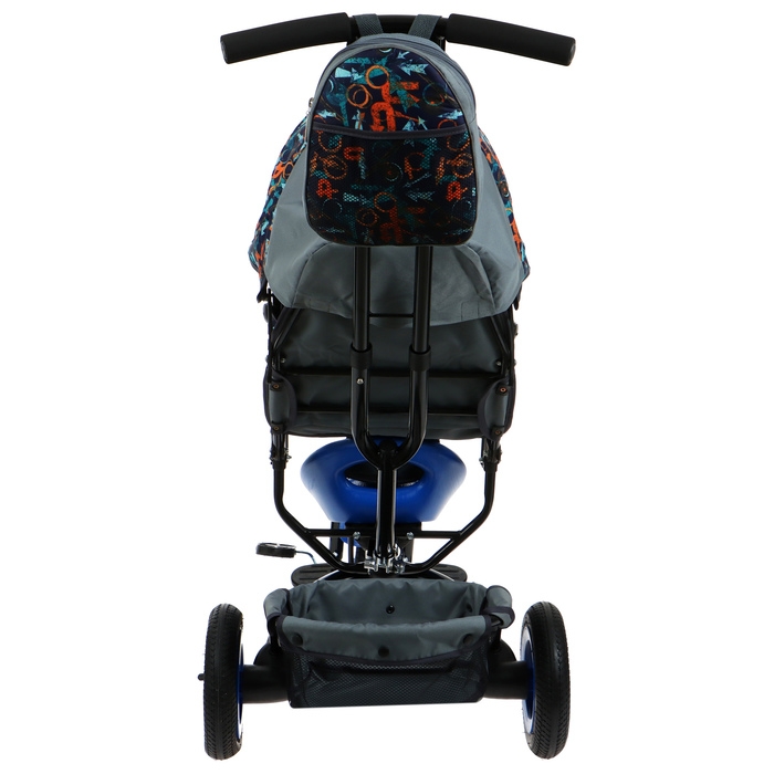 Велосипед трёхколёсный Vivat 1, принт стрелки, оранжевый Велосипед трёхколёсный Vivat 1, принт стрелки, оранжевый