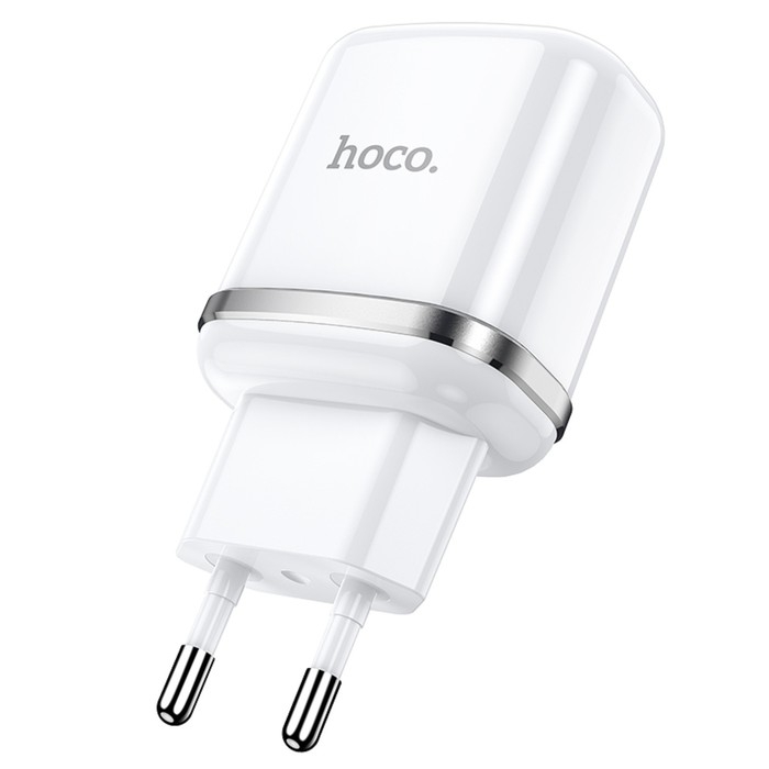 Сетевое зарядное устройство Hoco N4, 2 USB - 2.4 А, белый Сетевое зарядное устройство Hoco N4, 2 USB - 2.4 А, белый