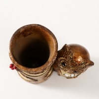 Сувенир полистоун карандашница "Совушка и пеньки" 11х6,2х10 см Сувенир полистоун карандашница "Совушка и пеньки" 11х6,2х10 см