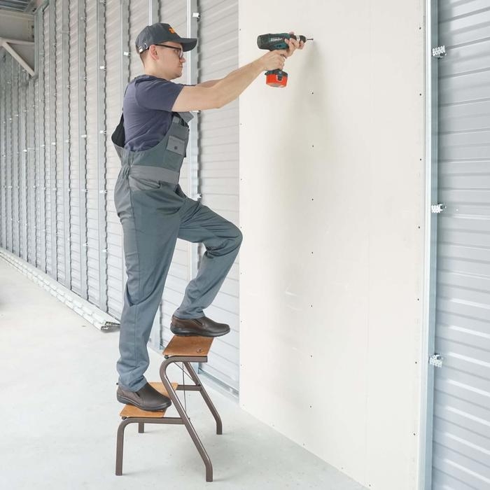 Табурет-стремянка &laquo;Конёк&raquo;, 44,5&times;42&times;56,5 см, цвет медный антик