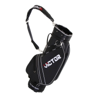 Сумка для гольфа PGM VICTOR, для клюшек, нейлон, чёрная Сумка для гольфа PGM VICTOR, для клюшек, нейлон, чёрная