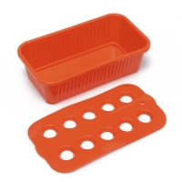 Ящик для выращивания зелёного лука, 29 × 16 × 8,5 см, 2,5 л, 10 лунок, пластик, оранжевый, Greengo Ящик для выращивания зелёного лука, 29 × 16 × 8,5 см, 2,5 л, 10 лунок, пластик, оранжевый, Greengo