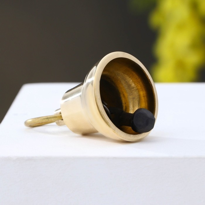 Колокольчик Валдайский №1, полированный, с ушком, d=30 мм