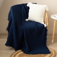 Плед SL Home 4х слойн.муслин 130*170 см, цв.синий 100% хлопок Плед SL Home 4х слойн.муслин 130*170 см, цв.синий 100% хлопок