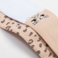 Набор колготок Крошка Я &laquo;Леопард&raquo;, рост 86-92 см, цвет бежевый